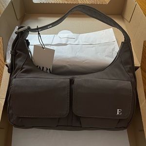 ZARA Nylon Shoulder Bag with Pockets
